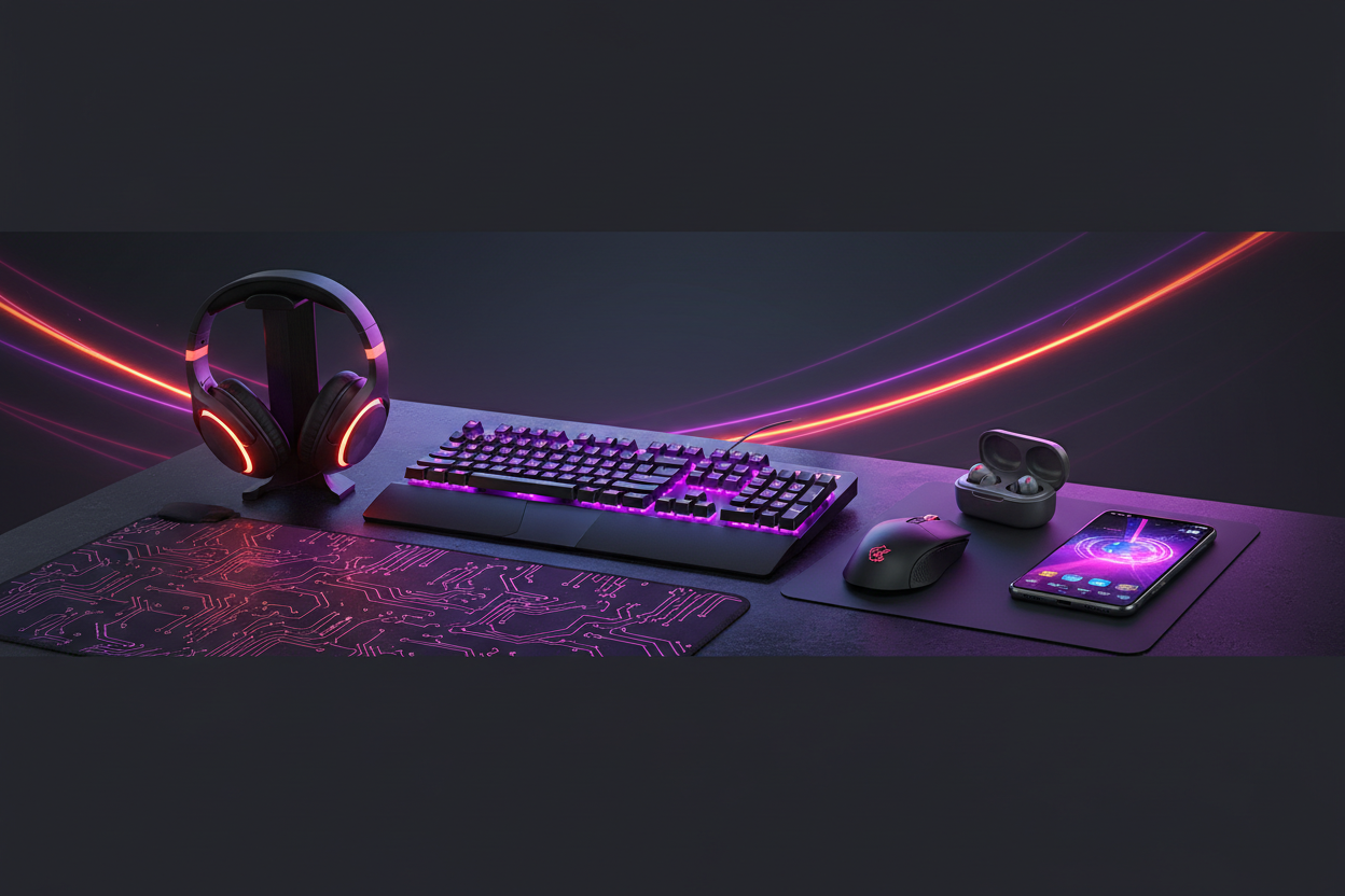 Gaming & Mobile Essentials Slide